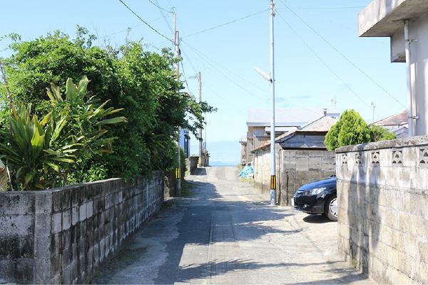 港が見えてきました